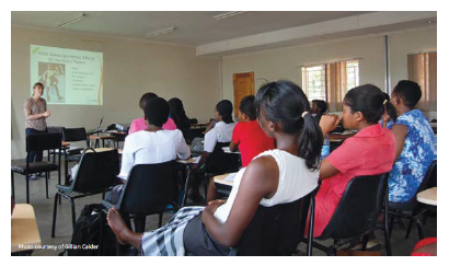 Figure 9.2. Physiotherapist Gillian Calder supports a burns prevention and care partnership in Malawi