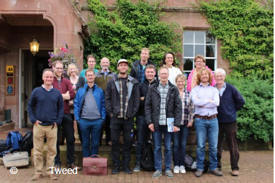 A photo of a group of visitors, hosted by the Tweed Forum. A photo of a group of visitors, hosted by the Tweed Forum.