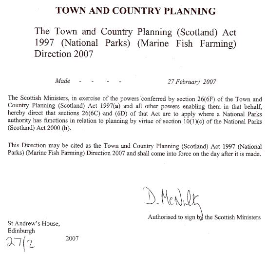 Town and Country Planning Act