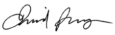 Signature of David Ferguson Head of Planning Decisions
