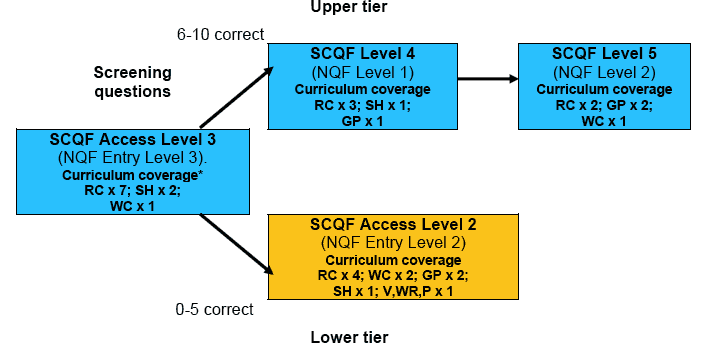 Figure 3.1: Final literacy multiple-choice assessment