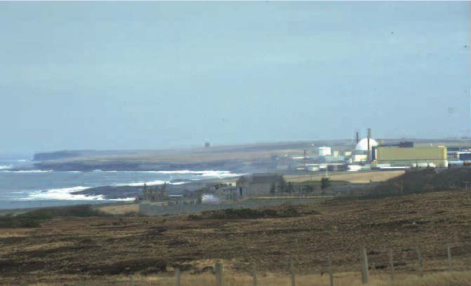 Figure 3.18 Dounreay fast reactor site in Caithness, north Scotland