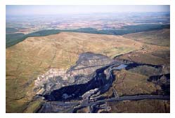 Opencast coal mining