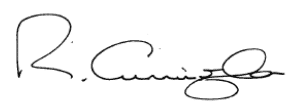 Roseanna Cunningham signature