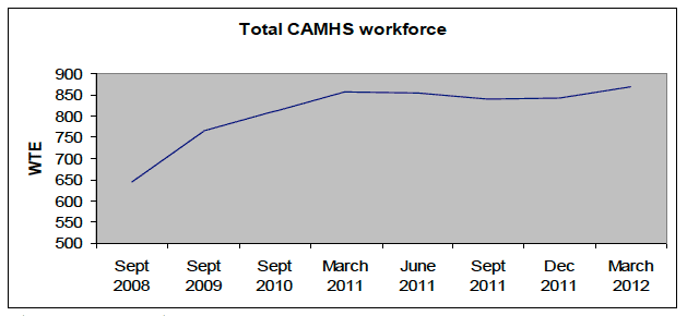 Total CAMHS workforce