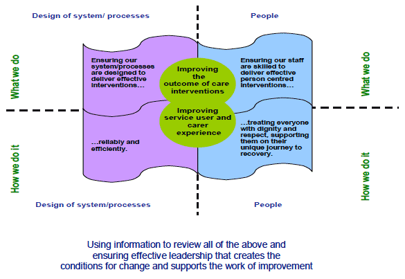 The Improvement Jigsaw - an overall framework for improving the quality of mental health services in Scotland