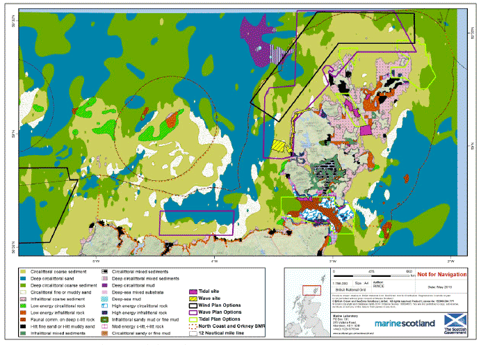 Figure 11: Predicted habitats in the PFOW area