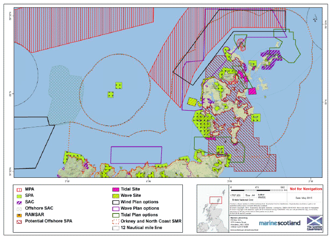 Figure 15: Marine natuarl designations in the PFOW area