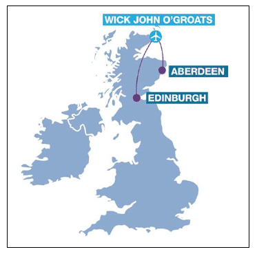 Figure 5 Wick John O'Groats destinations