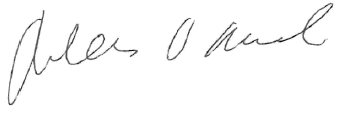 Dr Aileen McLeod signature