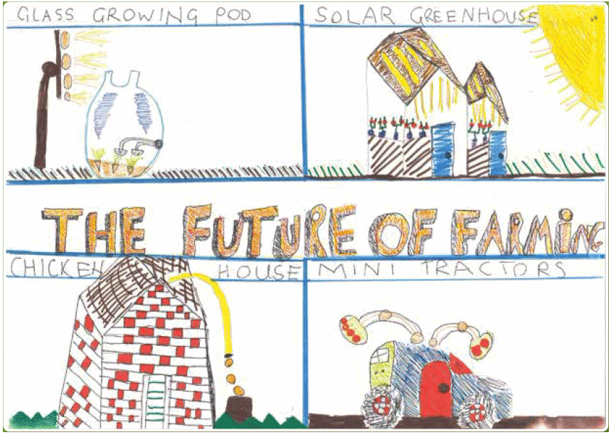 Front cover art by Blaine Houston, Primary 3b, Cumbernauld, Primary School