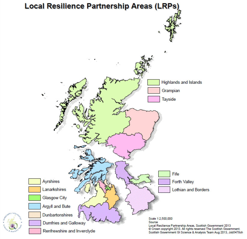 Local Resilience Partnership Areas