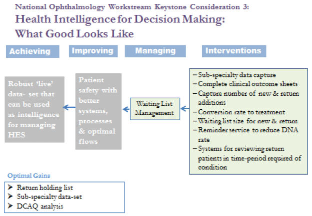 Figure 4: keystone consideration Health Intelligence