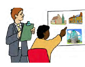 A person recieving housing support to from a local Councillor