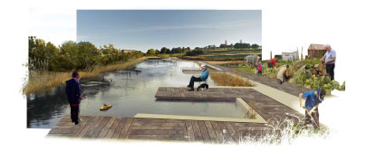 Image 1.7. Canal and North Gateway (© Green Infrastructure Scotland)