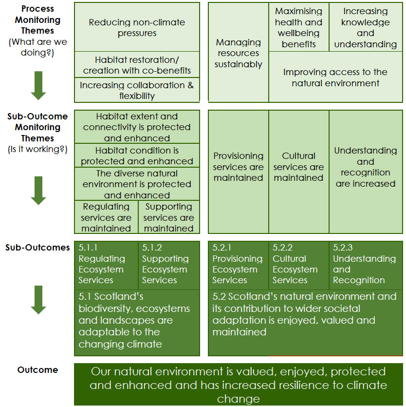 Monitoring and Evaluation Structure: Outcome 5
