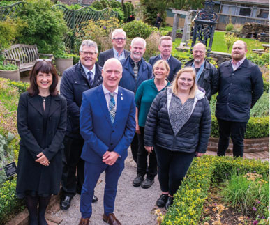 Lived Experience Panel launched on World Suicide Prevention Day. The Minister for Public Health, Sport and Wellbeing visiting SAMH's Redhall Walled Garden on World Suicide Prevention Day.