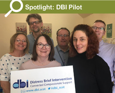 Distress Brief Interventions are in four pilot sites in Scotland to provide compassionate connected support.