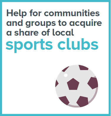 Help for communities and groups to acquire a share of local sports clubs