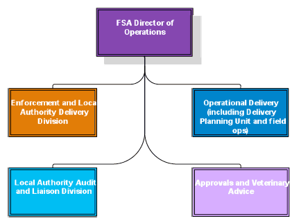 Figure 2 - FSA Operations Group high level management structure