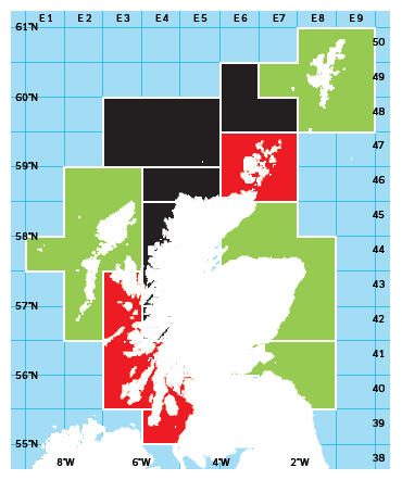 Creel fishery assessment areas and estimated fishing mortality, 2006 -2008.