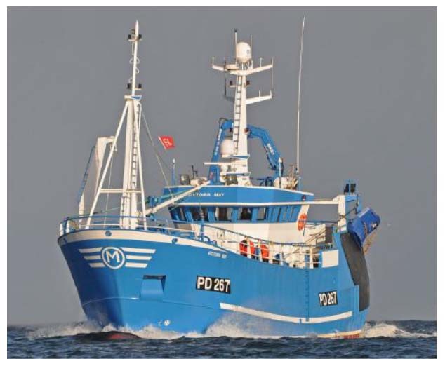 Victoria May, PD267, a commercial twin rig Nephrops trawler