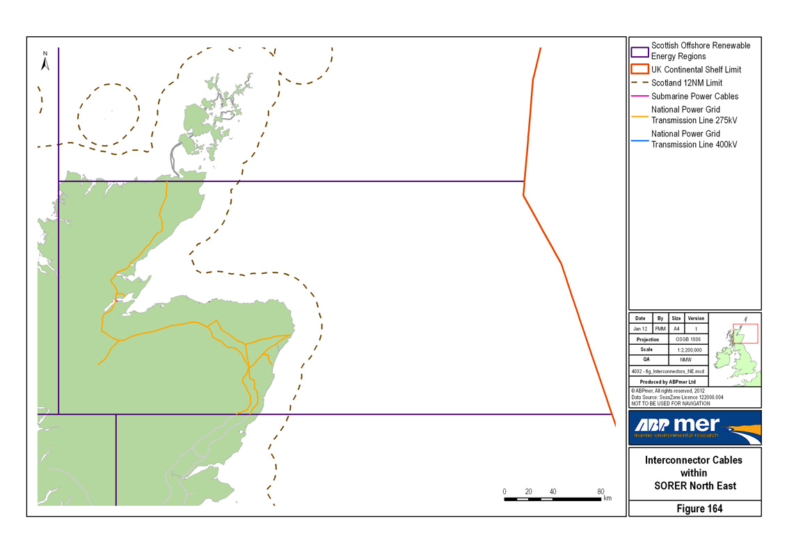 164. Interconnector Submarine Cables within SOER North East