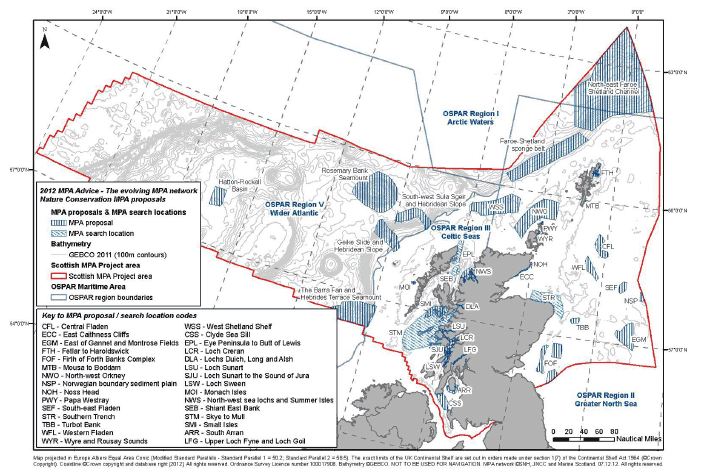 Figure B1.2.7: Marine Protected Area Proposals