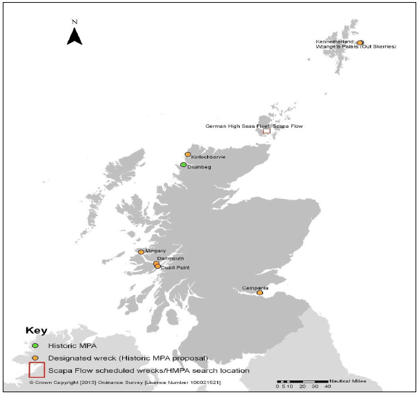 Figure 5 Historic MPAs current and possible