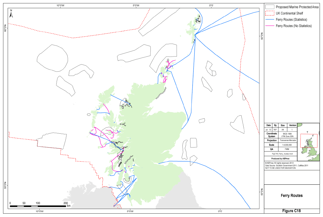 Figure C18 Ferry Routes
