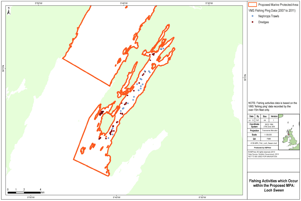 Fishing Activities which Occur within the Proposed MPA Loch Sween