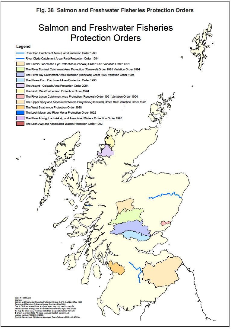 Fig. 38 Salmon and Freshwater Fisheries Protection Orders