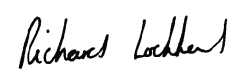 Signature of Richard Lochhead