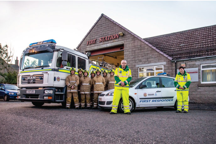 Scottish Fire and Rescue Service and First Responder Team, Maud