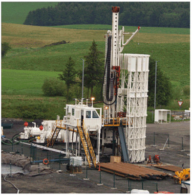 Figure 15 Example of the Drillmec HH102 that we propose to use at the AECC site