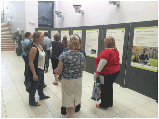 Figure 20 Public engagement at the Crewe site