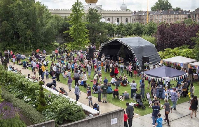 Refugee Festival Scotland 2016 – Launch at The Hidden Gardens, Glasgow.