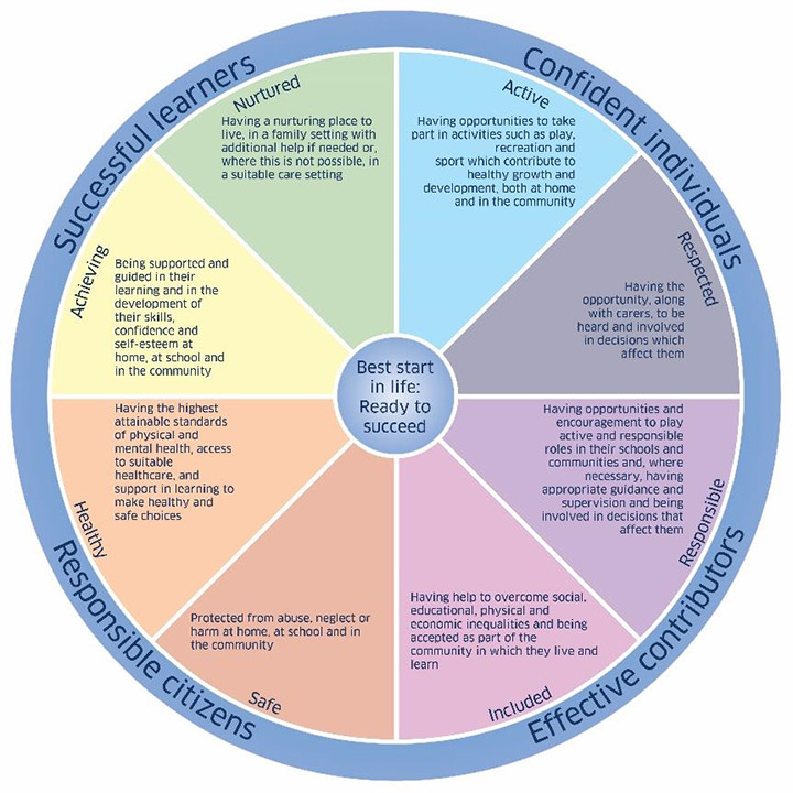 Figure 2, Our eight wellbeing indicators