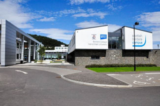 Image: Borders College, Galashiels campus, now uses heat from waste water network