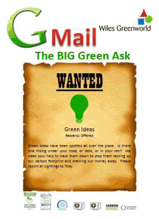 Figure 5: Big Green Ask G mail communication to staff