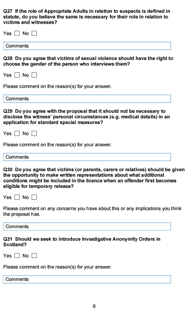 Consultaion Questionnaire page 6
