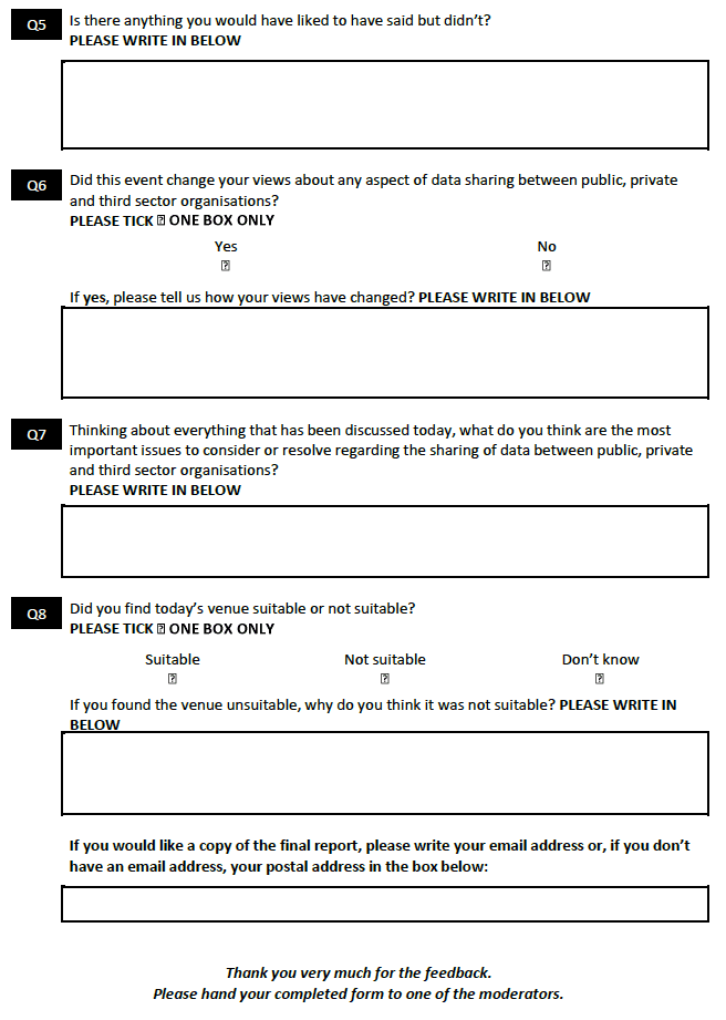 Post-Workshop Questionnaire