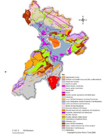 Doon catchment – geological map