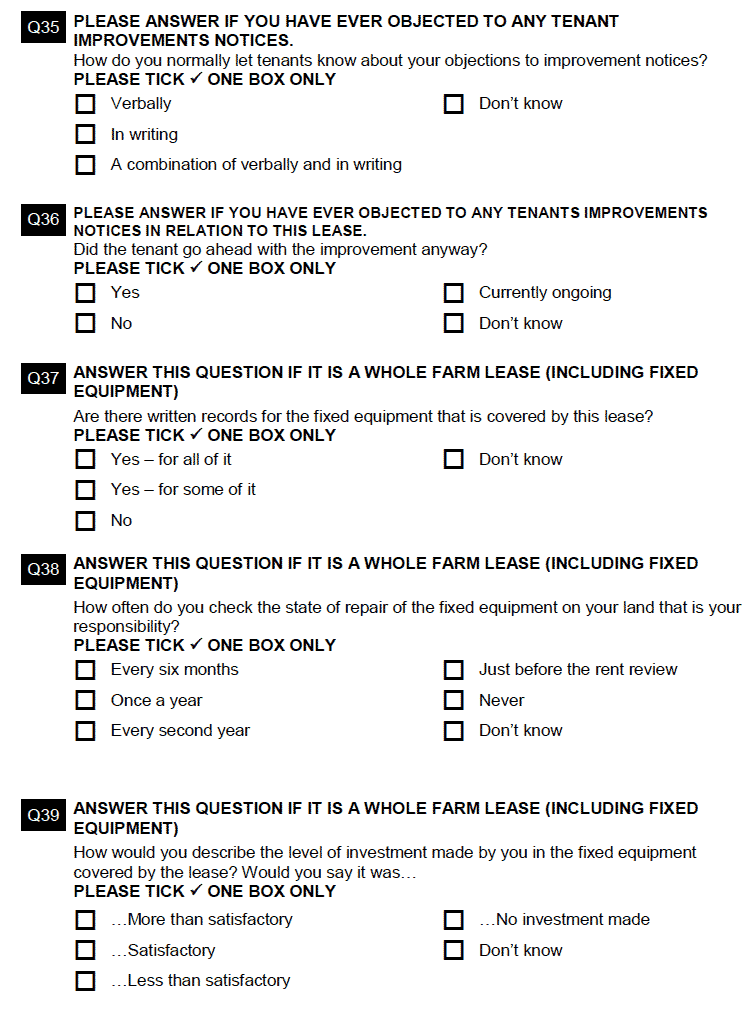 Landlords Survey