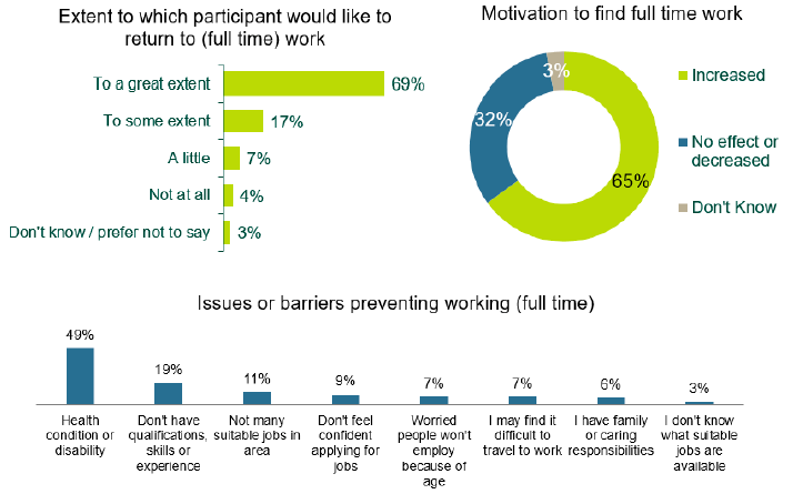 Figure 8: Participants’ views on returning to work