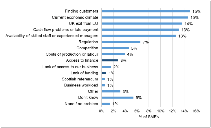 Figure 29: Most pressing problem facing the business<