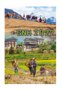 An image showing the cover of the Gross National Happiness Index report.
