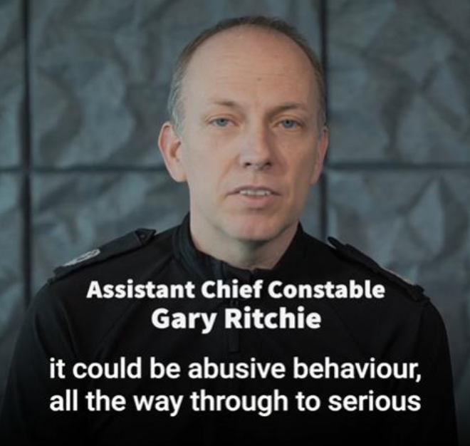 Thumbnail clip of youtube video of Assistant Chief Constable Gary Ritchie explaining to report Hate Crimes