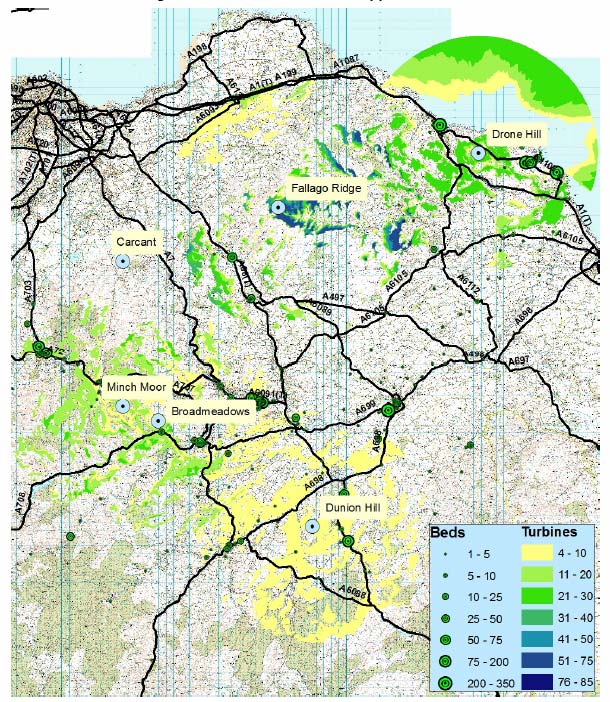 Figure 10-2 The Scottish Borders: Applications