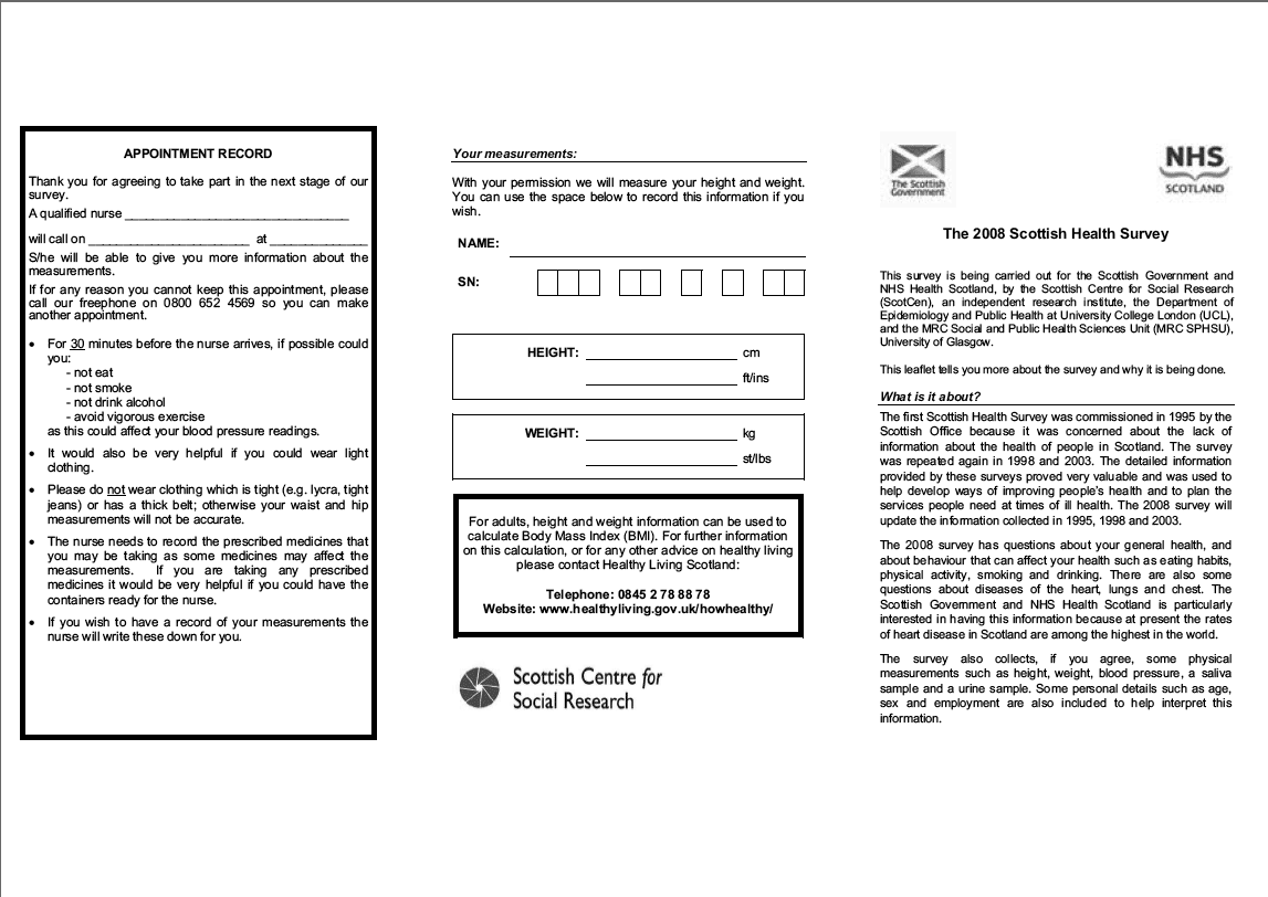 Stage 1 Leaflets - Interviewer